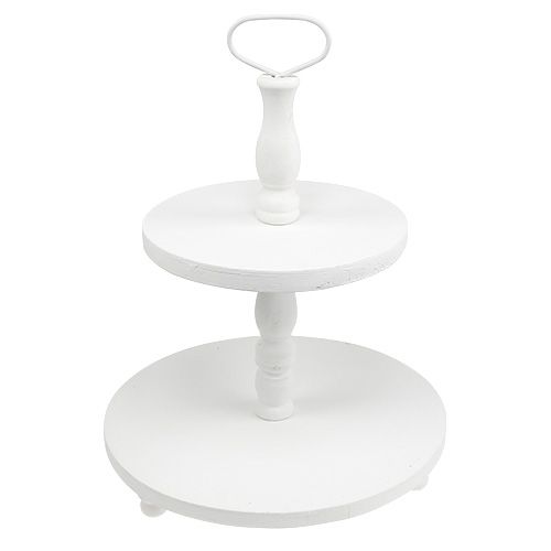 Holzetagere weiß H50cm | Floristik24.de