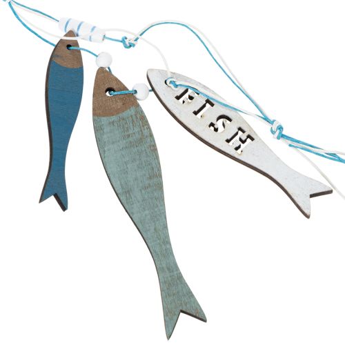 Holzhänger Fische Blau 36cm 4 St | Floristik24.de