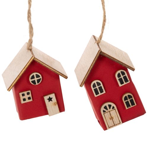 Hängedeko Haus Set Skandi Stil 7cm 6St kaufen | Floristik24.de
