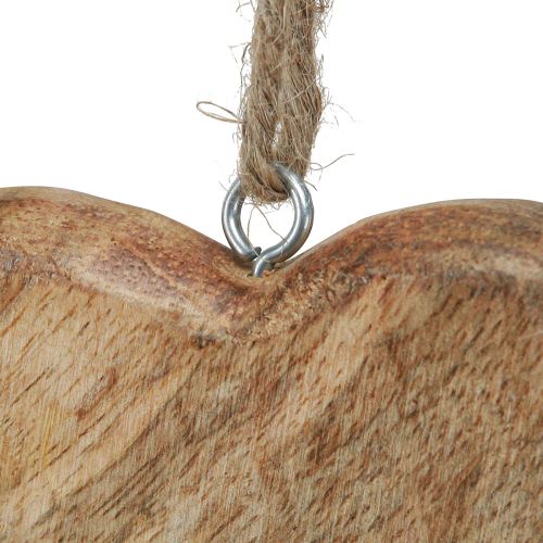 Floristik24 Holzherz Natur Deko Herzen zum Aufhängen Holz 10cm 8 St
