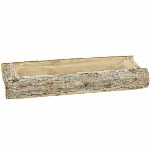 Pflanzkasten Holz weiß gewaschen 40cm x 15cm H6cm