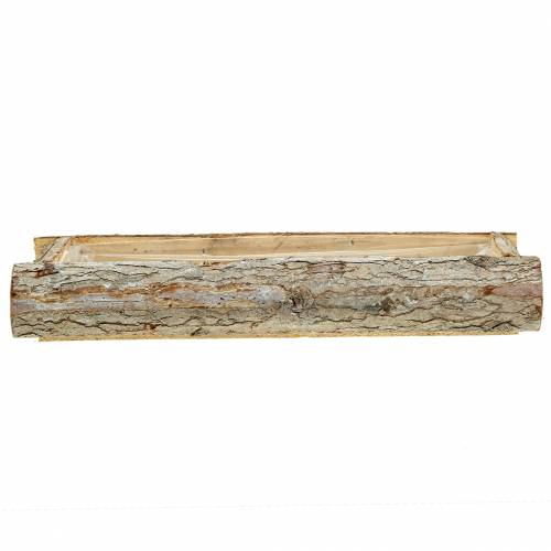 Floristik24 Pflanzkasten Holz weiß gewaschen 40cm x 15cm H6cm
