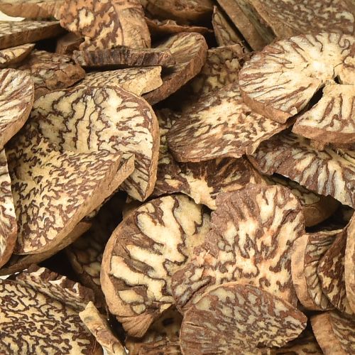 Artikel Holzscheiben Deko Baumfrüchte Natur DIY FSC 1-3,5cm 300g