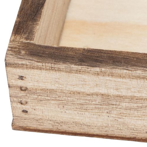 Artikel Holztablett rechteckig praktischer Ordnungshelfer vielseitig einsetzbar robustes Design 30cm 4St