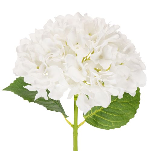 Kunstblume Hortensie  mit langem Stiel für Dekoration 48cm