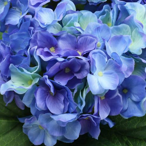 Artikel Hortensie Künstliche Blume Blau Seidenblumenstrauß 42cm
