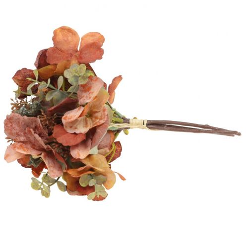 Floristik24 Hortensien Blumenstrauß Kunstblumen Tischdeko 23cm