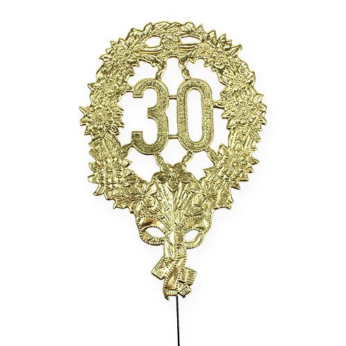 Floristik24 Jubiläumszahl 30 Ø8cm 10St