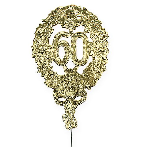 Jubiläumszahl 60 Ø8cm 10 St