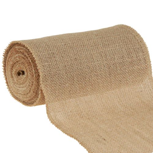Floristik24 Juteband Natur Rustikaler Tischläufer Jute Tischband 20cm 9m