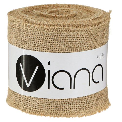 Floristik24 Juteband Natur Tischläufer rustikal Jute Topfband 10cm 9m