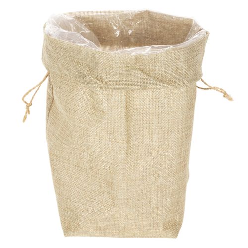 Jutetasche 13,5×11cm H25cm | Floristik24.de