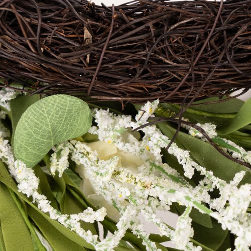 Artikel Blütenkranz künstliche Margeriten Natürlicher Look und langlebig für Tür und Wanddeko 55cm