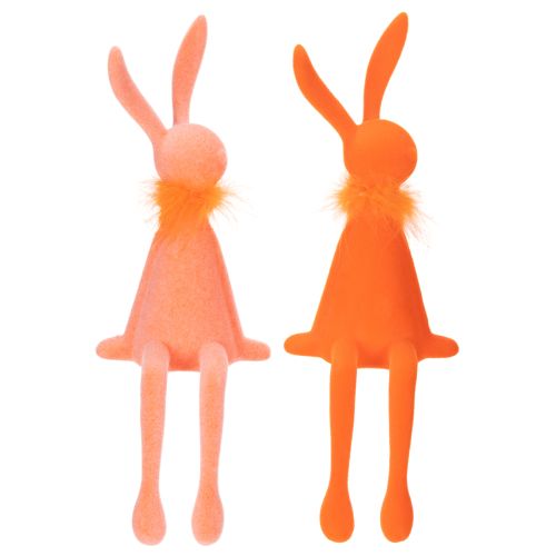 Artikel Osterhasen Kantenhocker dekorativ für Wohnzimmer Osterdeko zum Hinsetzen 36cm 2St