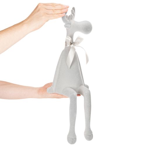Weihnachtsfigur Rentier mit langen Beinen Kantenhocker 54cm | Floristik24.de