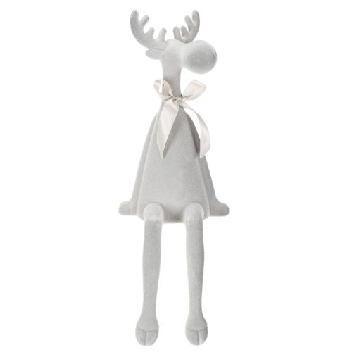 Weihnachtsfigur Rentier mit langen Beinen Kantenhocker 54cm | Floristik24.de
