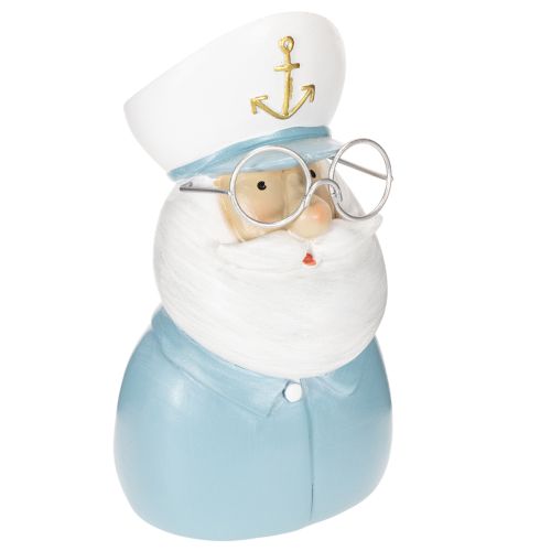 Kapitän Figur maritime Deko mit Brille und Mütze 16cm kaufen | Floristik24.de