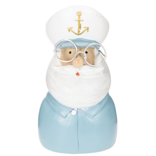 Kapitän Figur maritime Deko mit Brille und Mütze 16cm | Floristik24.de
