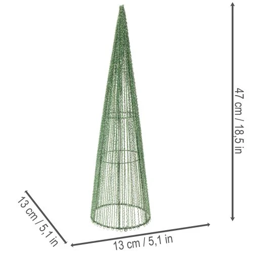 Steckkegel Metallkegel grün für Blumen Gestecke 62cm 2St | Floristik24.de