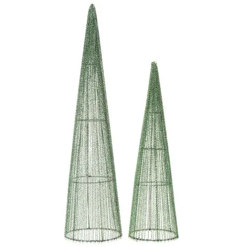 Steckkegel Metallkegel grün für Blumen Gestecke 62cm 2St | Floristik24.de