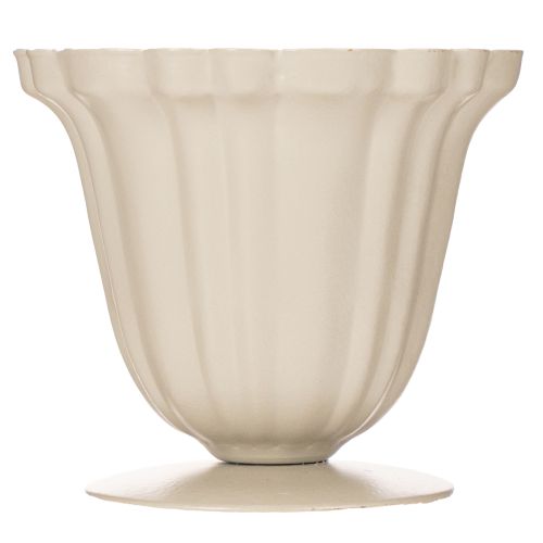 Dekoschale cremefarbener Pokal klein 10cm | Floristik24.de