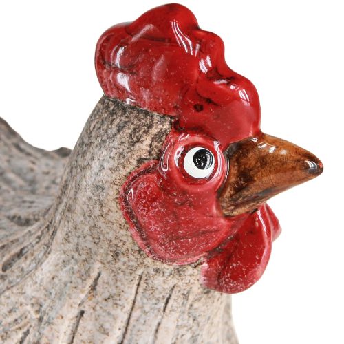 Floristik24 Keramik Deko Huhn Witzige Osterdeko Figur 16×12×12cm