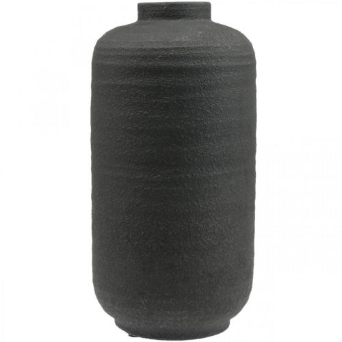 Floristik24 Keramik Vase Schwarz Deko Vasen Groß Ø18,5cm H40cm