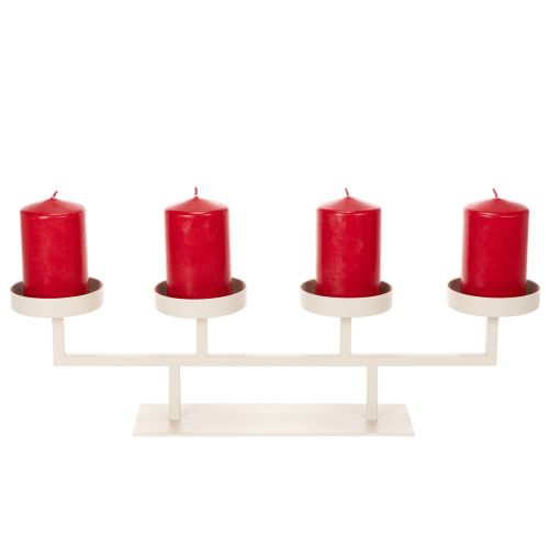 Kerzenständer modern mit vier Kerzentellern 47cm | Floristik24.de