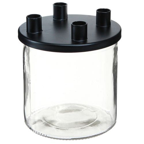 Artikel Kerzenhalter Glas Stabkerzenhalter Deko Glas H11cm Ø10cm