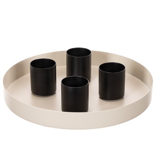 Stabkerzenhalter mit Magnet Matt 4cm 4St | Floristik24.de