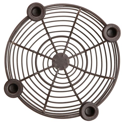 Artikel Kerzenhalter für 4 Kerzen Dekoschale Metall Braun Ø14cm