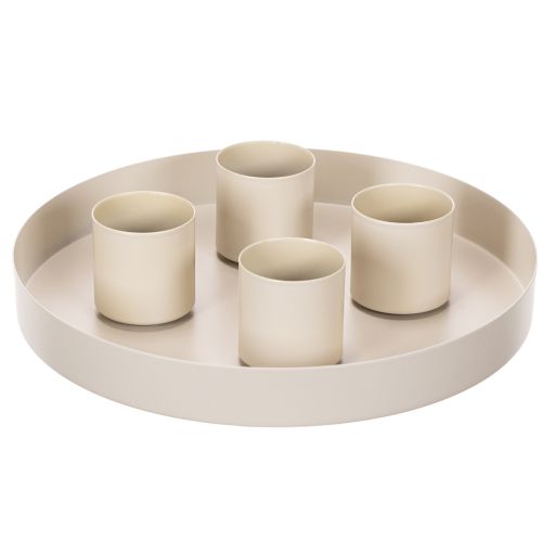 Kerzenhalter mit Magnet für dicke Stabkerzen 4cm 4St | Floristik24.de