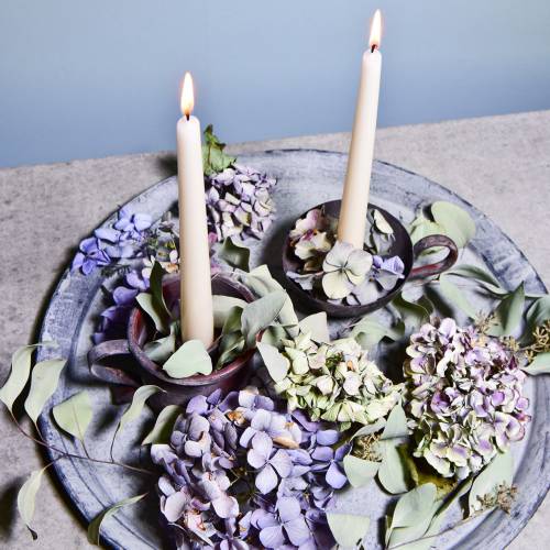 Floristik24 Kerzenhalter Becher Antik-Optik Ø9cm H8cm