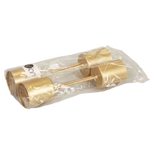 Artikel Kerzenhalter Dorn Kerzenhalter Stecken Gold 3,2cm×4cm 4 St