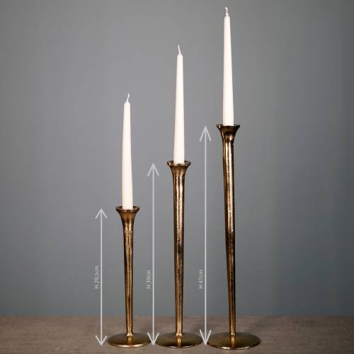 Kerzenständer Antik Gold Ø10cm H39cm