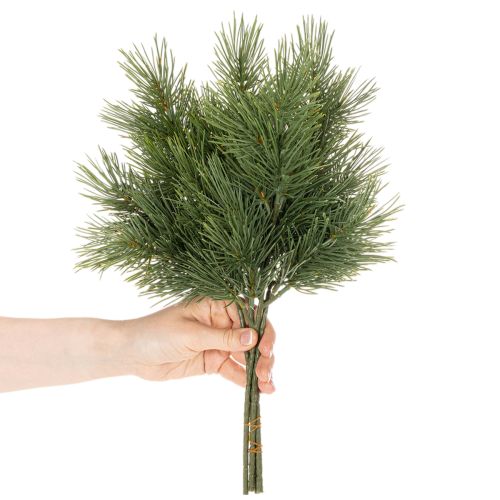 Künstlicher Kiefernzweig für winterliche Dekorationen 40cm 4St | Floristik24.de