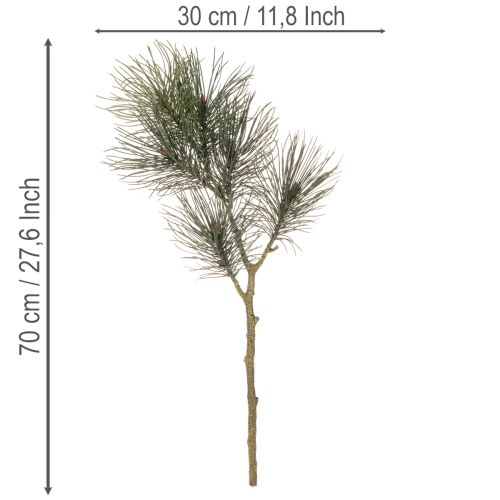 Kiefer Zweig künstlich für Tischdeko und Vasen 70cm | Floristik24.de