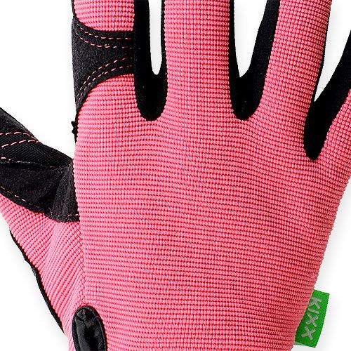 Kixx Synthetik Handschuhe Gr.8 Rosa, Schwarz