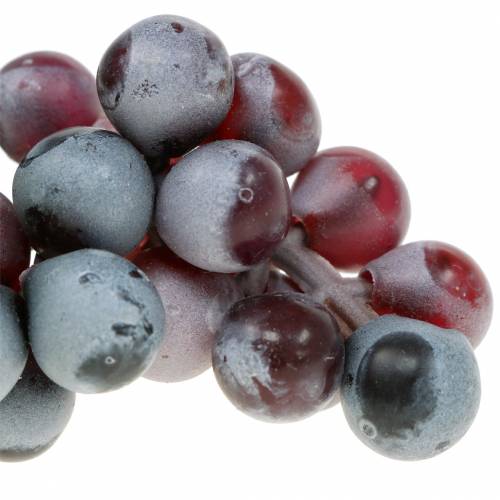 Floristik24 Künstliche Mini-Weintrauben Bordeaux 9cm