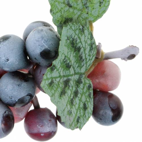 Floristik24 Künstliche Mini-Weintrauben Bordeaux 9cm