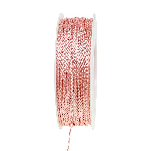 Floristik24 Kordel Rosa 2mm 50m