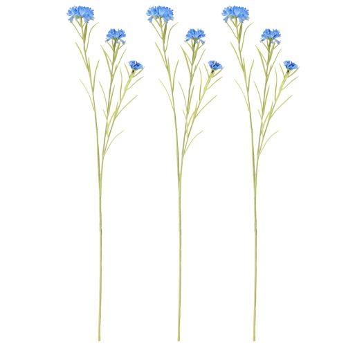 Artikel Kornblumen künstlich Blaue Kunstblumen Sommer 85cm 3St