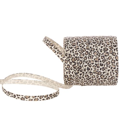 Geschenkband Leoprint für kreative Dekoration Kräuselband 10mm 100m