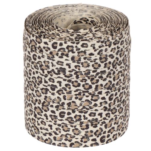 Geschenkband Leoprint für