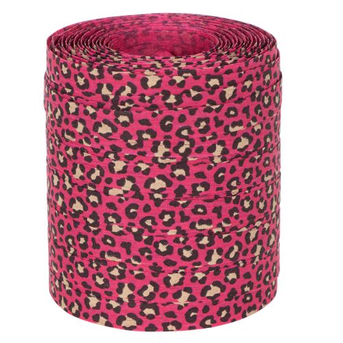 Dekoband Leoprint Pink