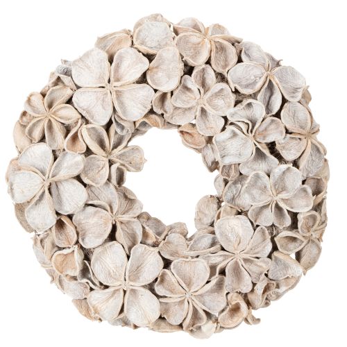 Kranz Landlotus Blüte Naturdeko Trockenblumen 35cm kaufen | Floristik24.de