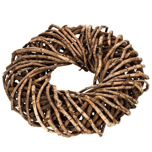 Kranz aus Naturzweigen Rattankranz rund zum Basteln 35cm | Floristik24.de