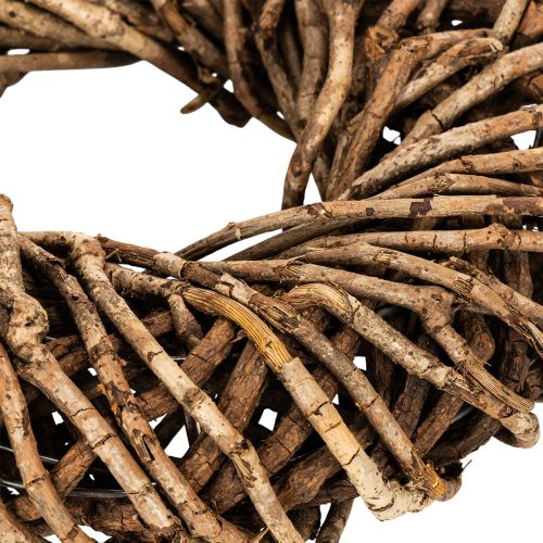 Kranz aus Naturzweigen Rattankranz rund zum Basteln 35cm | Floristik24.de