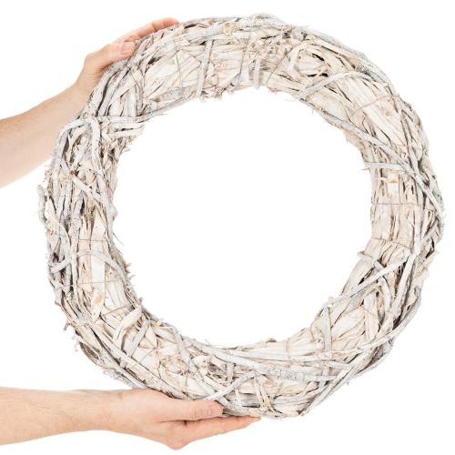 Zweigkranz rund zum Basteln und Dekorieren Türkranz 50cm | Floristik24.de