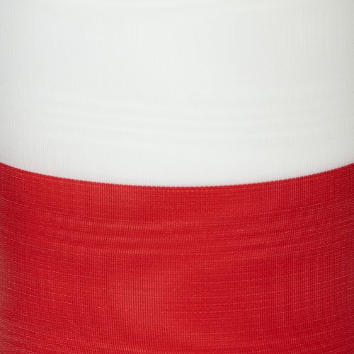 Artikel Kranzbänder Moiré Weiß-Rot 100 mm